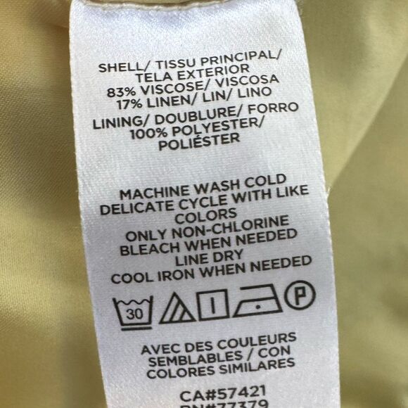 🌼 Ann Taylor Linen Blend Dress – Size 8 – Fully Lined 🌼 - Picture 13 of 14